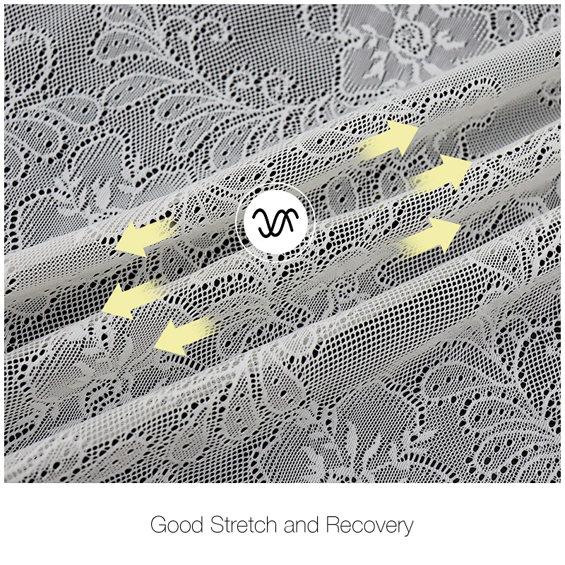 67 Nylon 33 spandex jacquard mesh fabric making factory